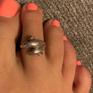 NEW Sterling Silver Dolphin Toe Ring